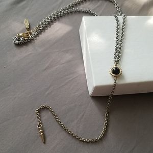 Rotating Sun Lariat Necklace